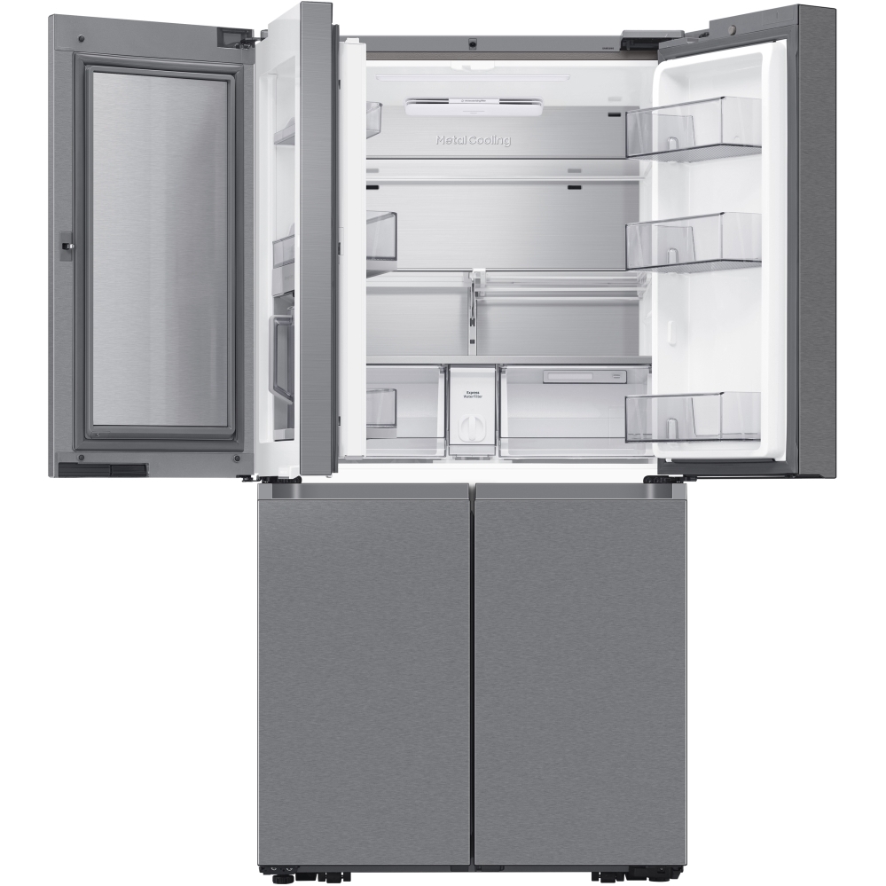 Samsung RF65DG9H0ESR Family Hub AI Vision Inside American Fridge Freezer,  Plumbed, Stainless Steel, E Rated