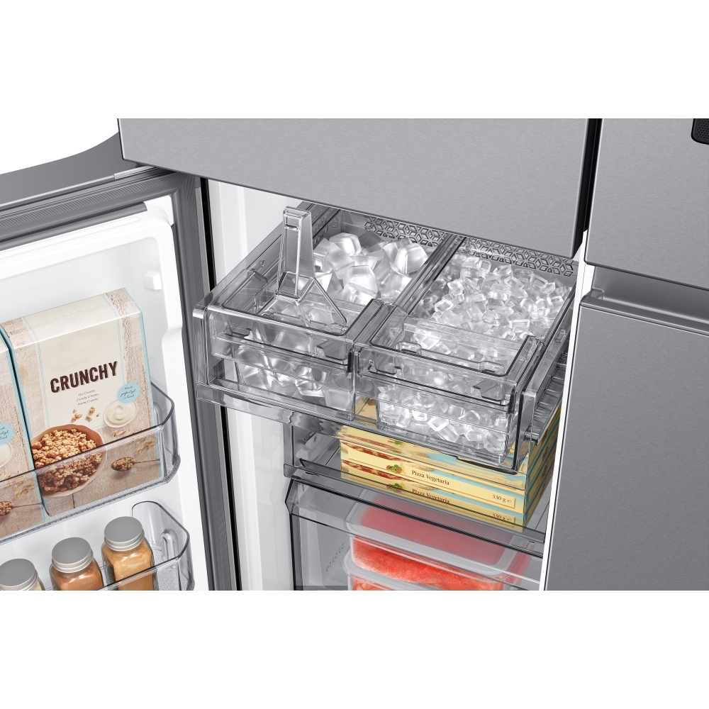 Samsung RF65DG9H0ESR Family Hub AI Vision Inside American Fridge Freezer,  Plumbed, Stainless Steel, E Rated