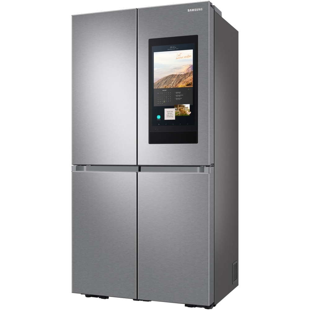 Samsung RF65DG9H0ESR Family Hub AI Vision Inside American Fridge Freezer,  Plumbed, Stainless Steel, E Rated