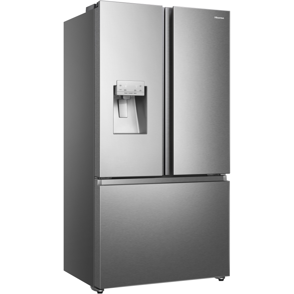 Hisense RF793N4SASE American Fridge Freezer, Stainless Steel, E Rated,  Plumbed