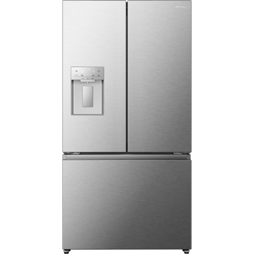Hisense RF815N4SESE American Fridge Freezer,  Plumbed, Stainless Steel, E Rated