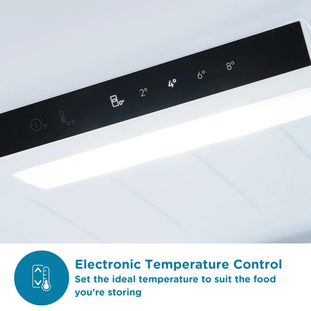 Sensis RFCMF0154ES Total No Frost Fridge Freezer, 60/40, Silver, E Rated