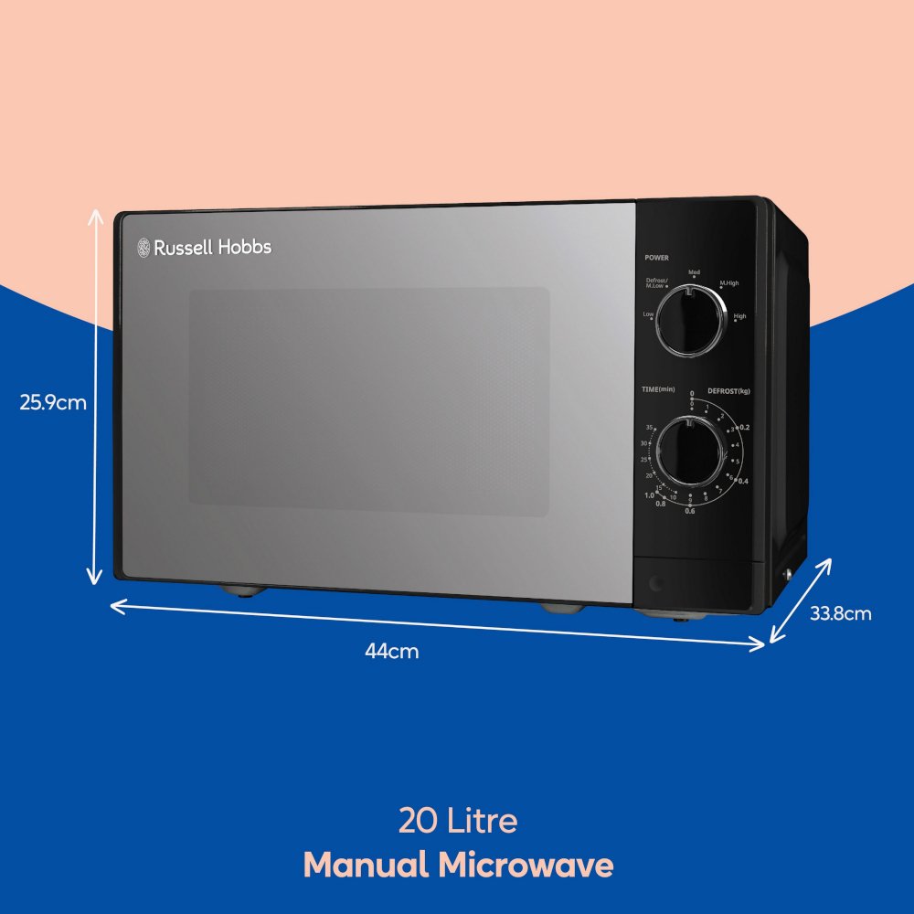 Russell Hobbs RHM2047B Microwave, Black