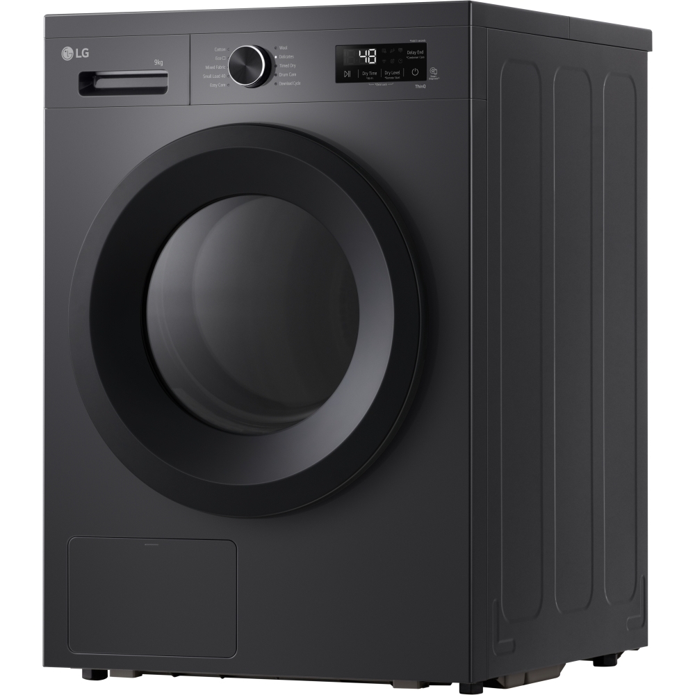 LG RHX1009NMK Heat Pump Tumble Dryer, 9kg, Grey, A+++ Rated