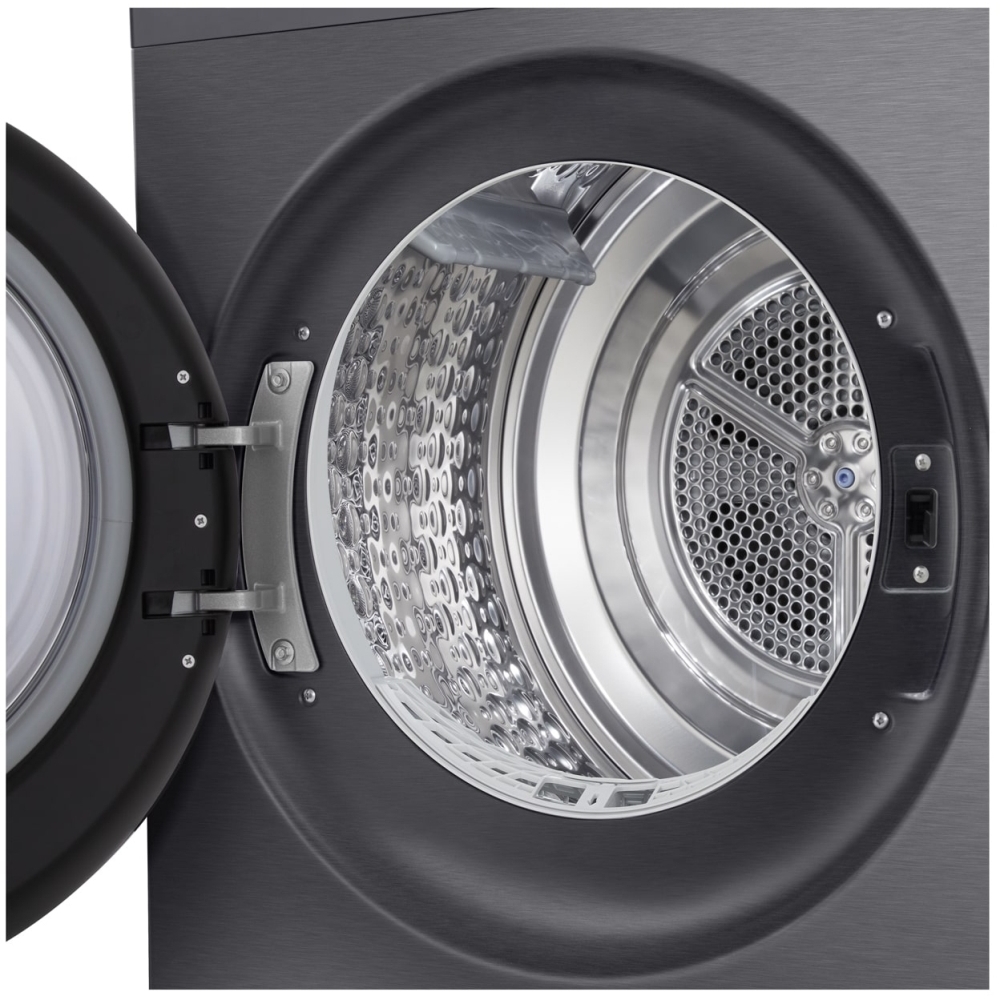 LG RHX5009TBB Heat Pump Tumble Dryer, 9kg, Black, B Rated