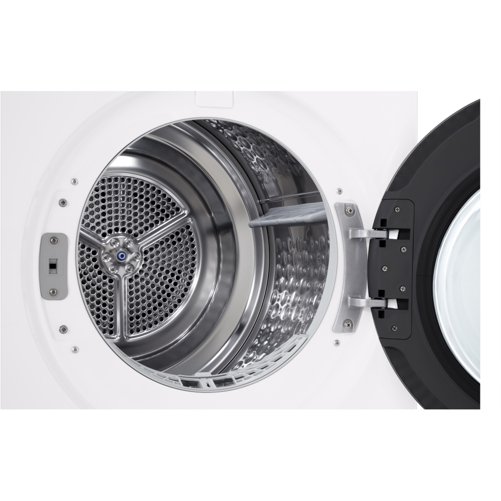 LG RHX7009TWB Heat Pump Tumble Dryer, 9kg, White, A+++ Rated