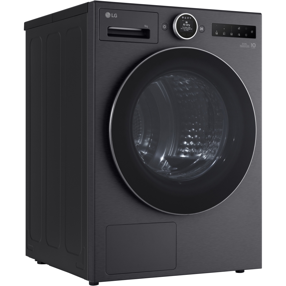 LG RHX9009TBC Heat Pump Tumble Dryer, 9kg, A+++ Rated
