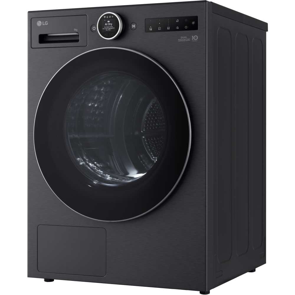 LG RHX9009TBC Heat Pump Tumble Dryer, 9kg, A+++ Rated