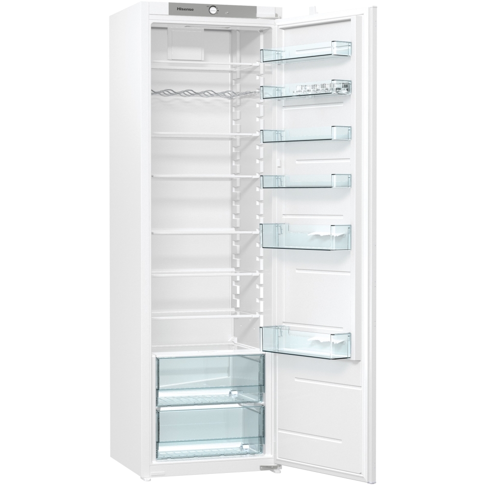 Hisense RIL391D4AWEUK BuiltIn Larder Fridge, Sliding Hinge, White, E
