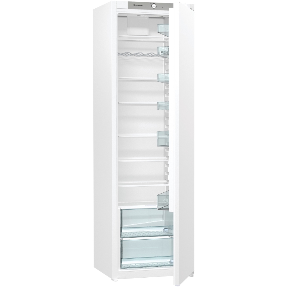 Hisense RIL391D4AWEUK BuiltIn Larder Fridge, Sliding Hinge, White, E