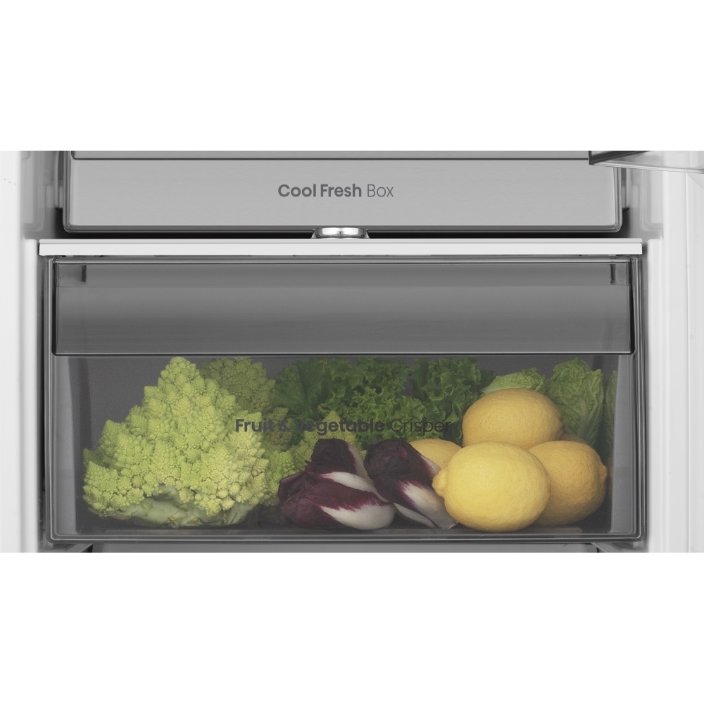 Hisense RL3B303SAWE Built-In Larder Fridge, Fixed Hinge, White, E Rated