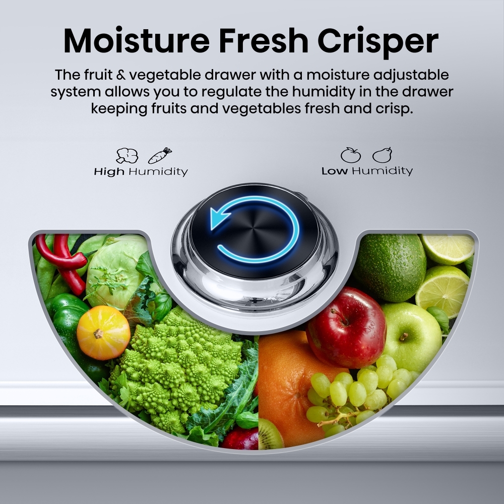 Hisense RL3K370SAIE Tall Larder Fridge, Stainless Steel, E Rated