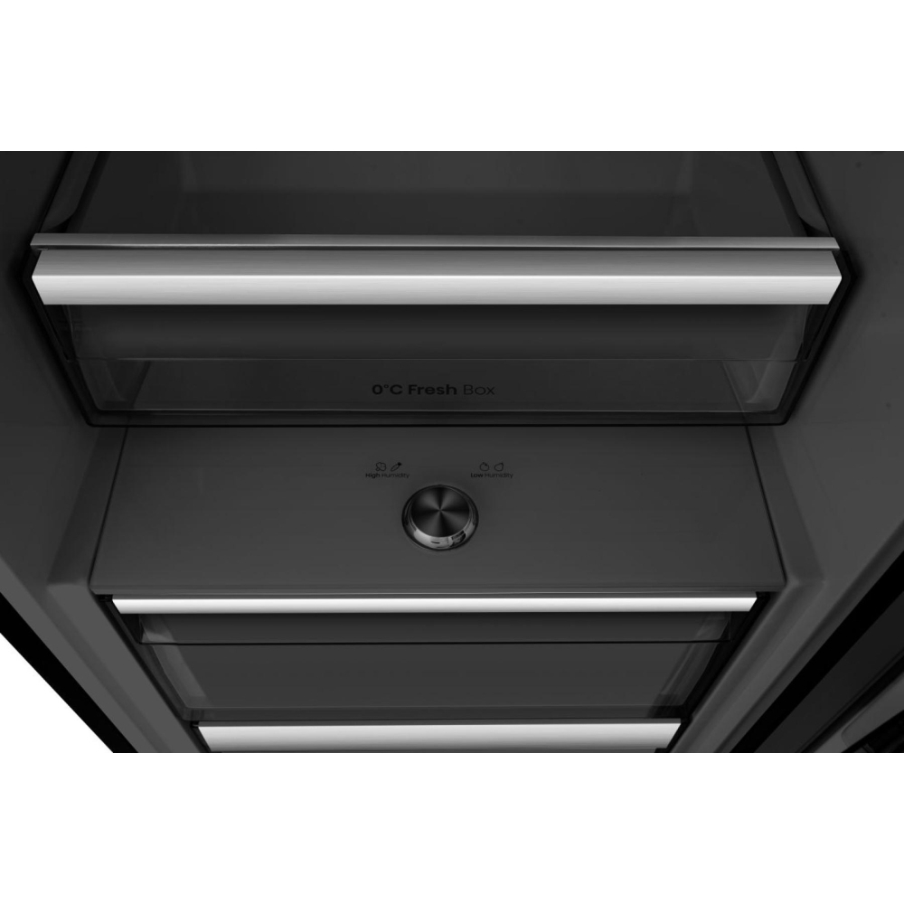 Hisense RL5K370GSFC Tall Larder Fridge, Black, C Rated