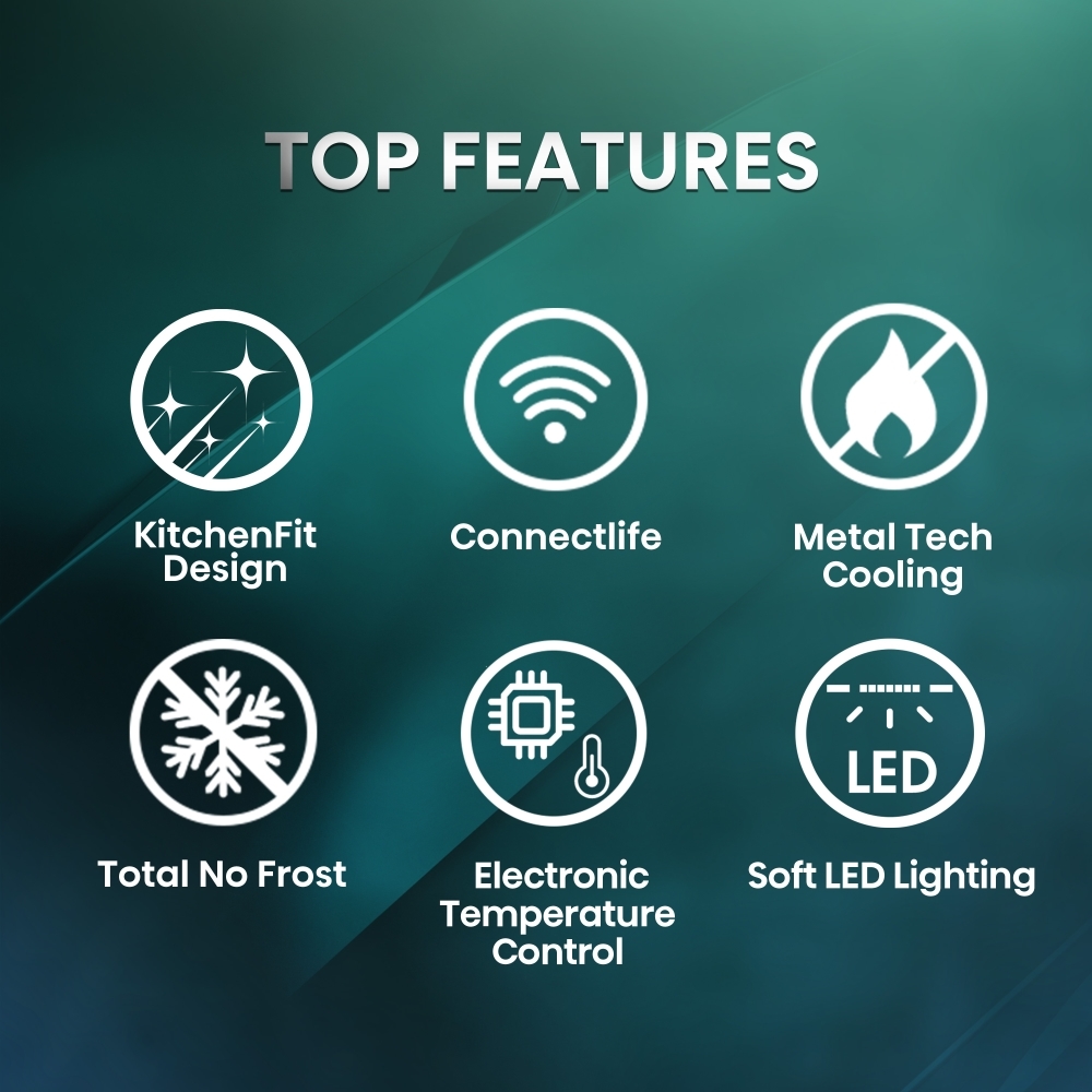 Hisense RL5K370GSFC Tall Larder Fridge, Black, C Rated