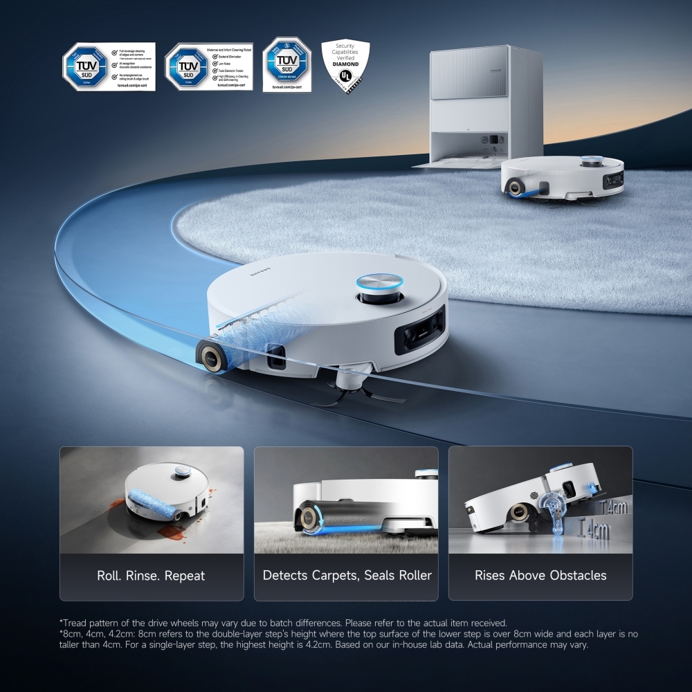 Dreame RLH71DE-1 Robot Vacuum Cleaner, White