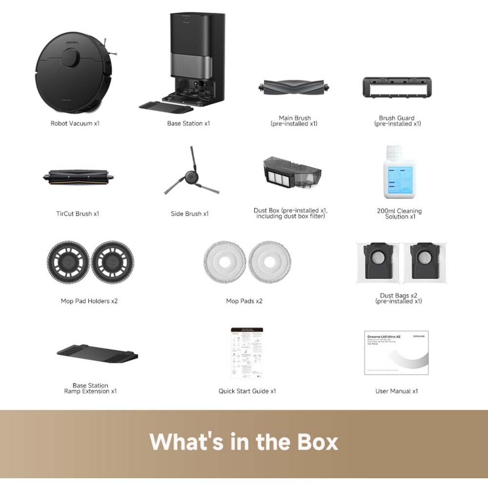 Dreame RLL77SE_BK Robot Vacuum Cleaner