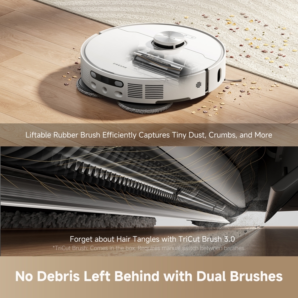 Dreame RLL77SE_WH Robot Vacuum Cleaner, White