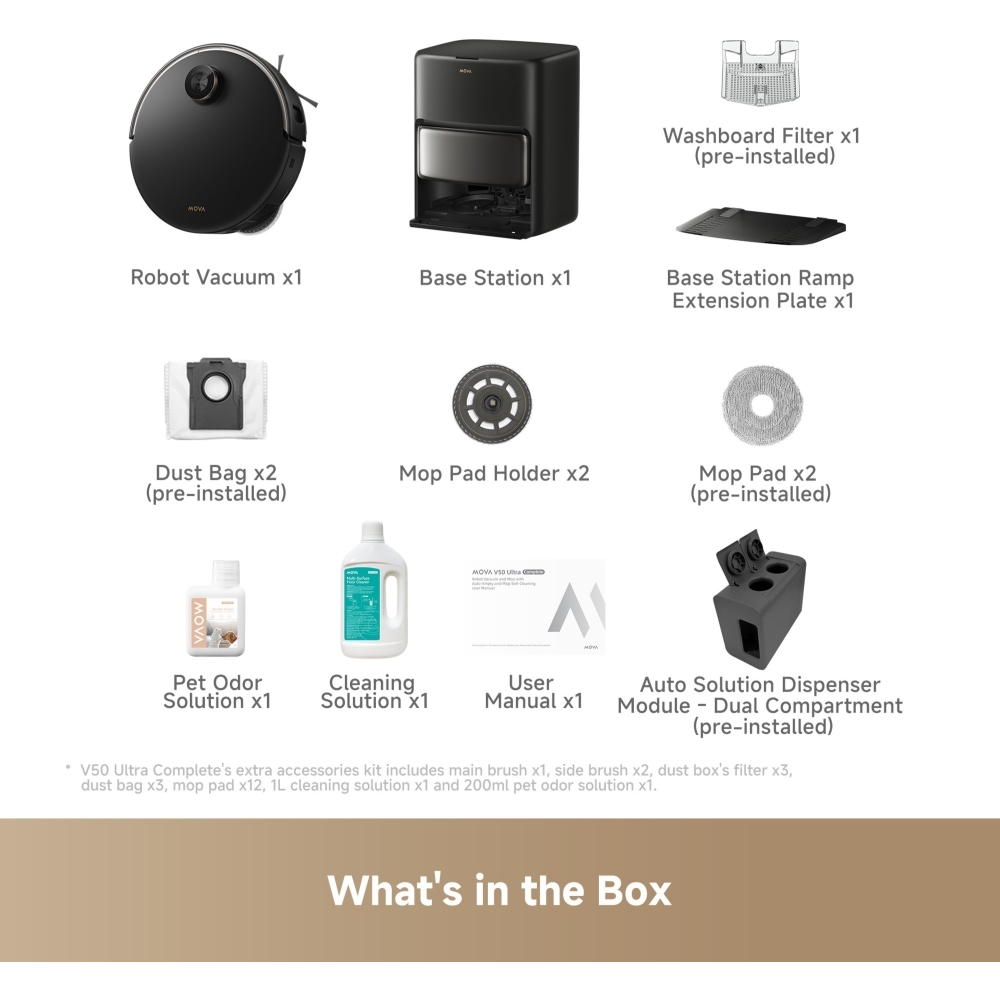 Mova RLV72LE Robot Vacuum Cleaner