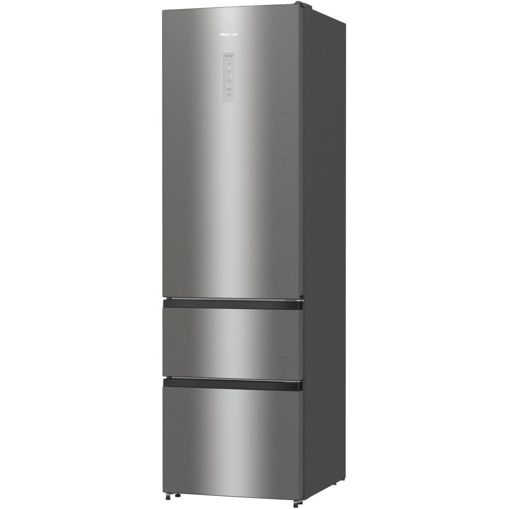 Hisense RM469N4ACDUK Total No Frost Fridge Freezer, 60/40, Stainless Steel, D Rated