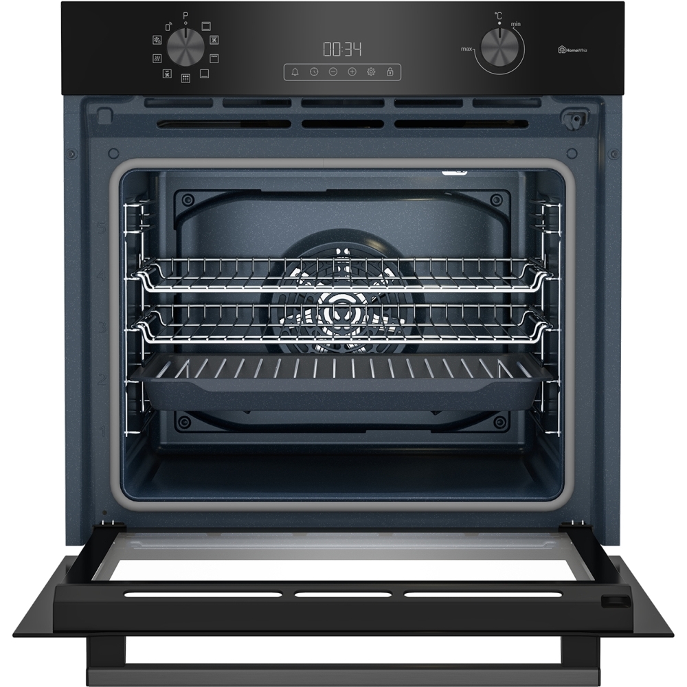 Blomberg ROEN8232WBP Built-In Electric Single Oven with Pyrolytic Cleaning, Black, A Rated
