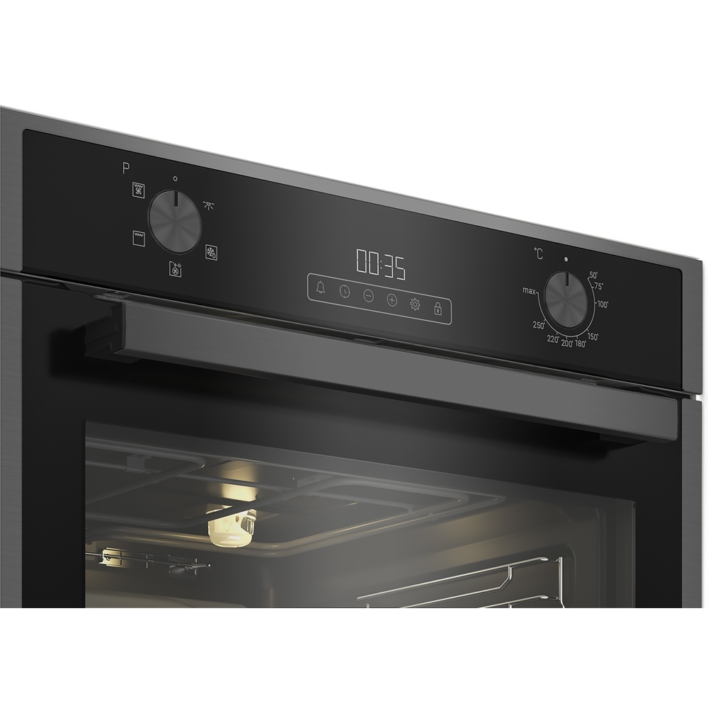 Blomberg ROEN9202DX Built-In Electric Single Oven, Grey, A Rated