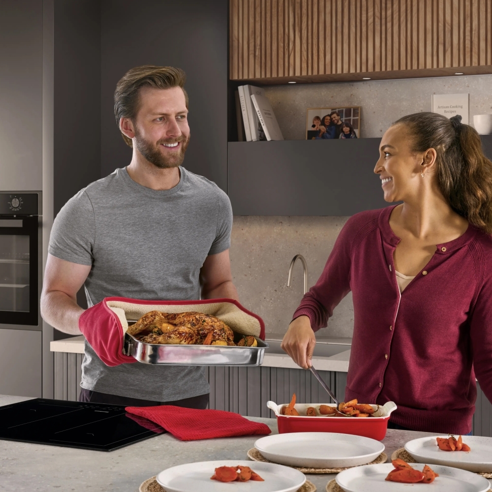 Blomberg ROEN9202DX Built-In Electric Single Oven, Grey, A Rated