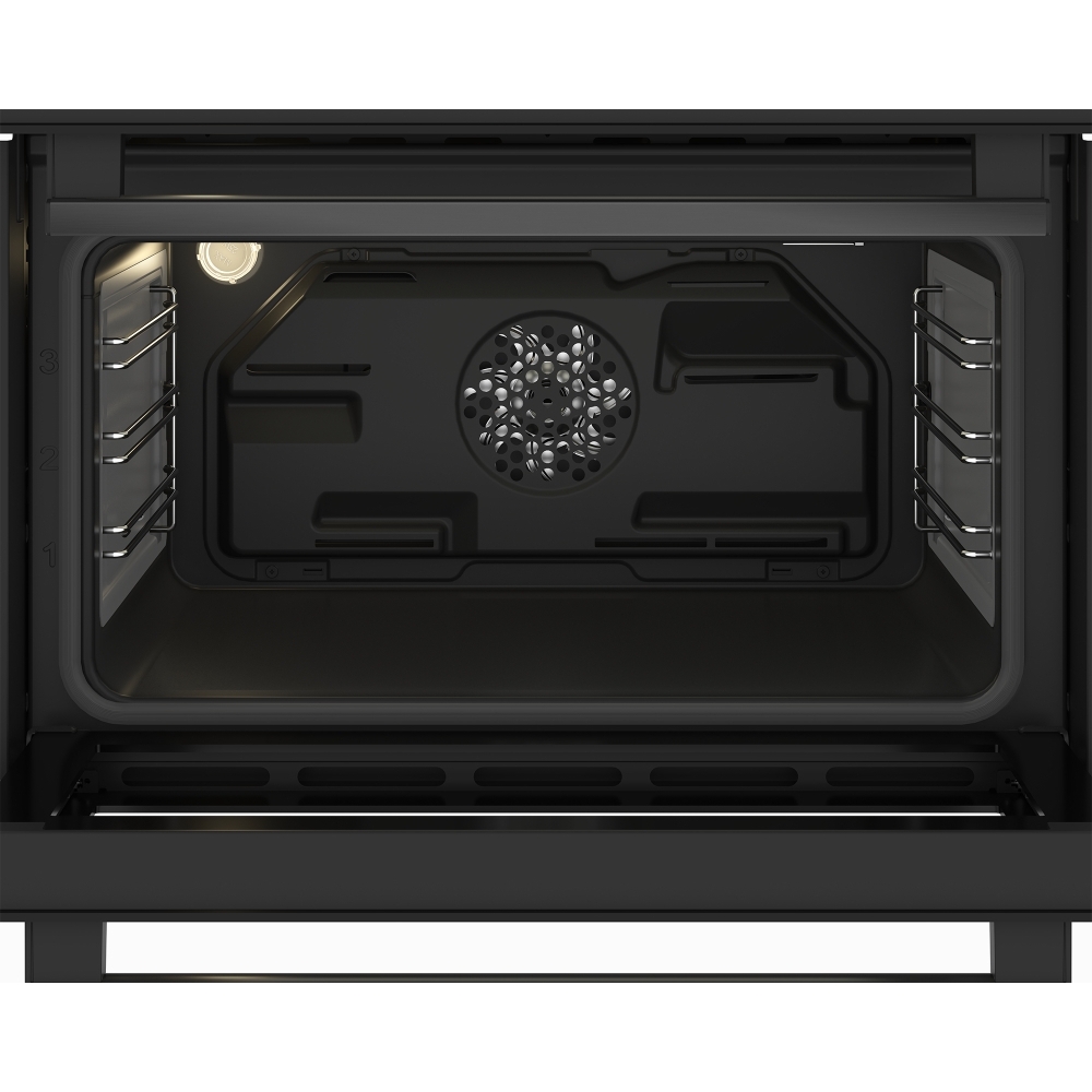 Blomberg ROTN9202DX Built-Under Electric Double Oven, Grey, A Rated