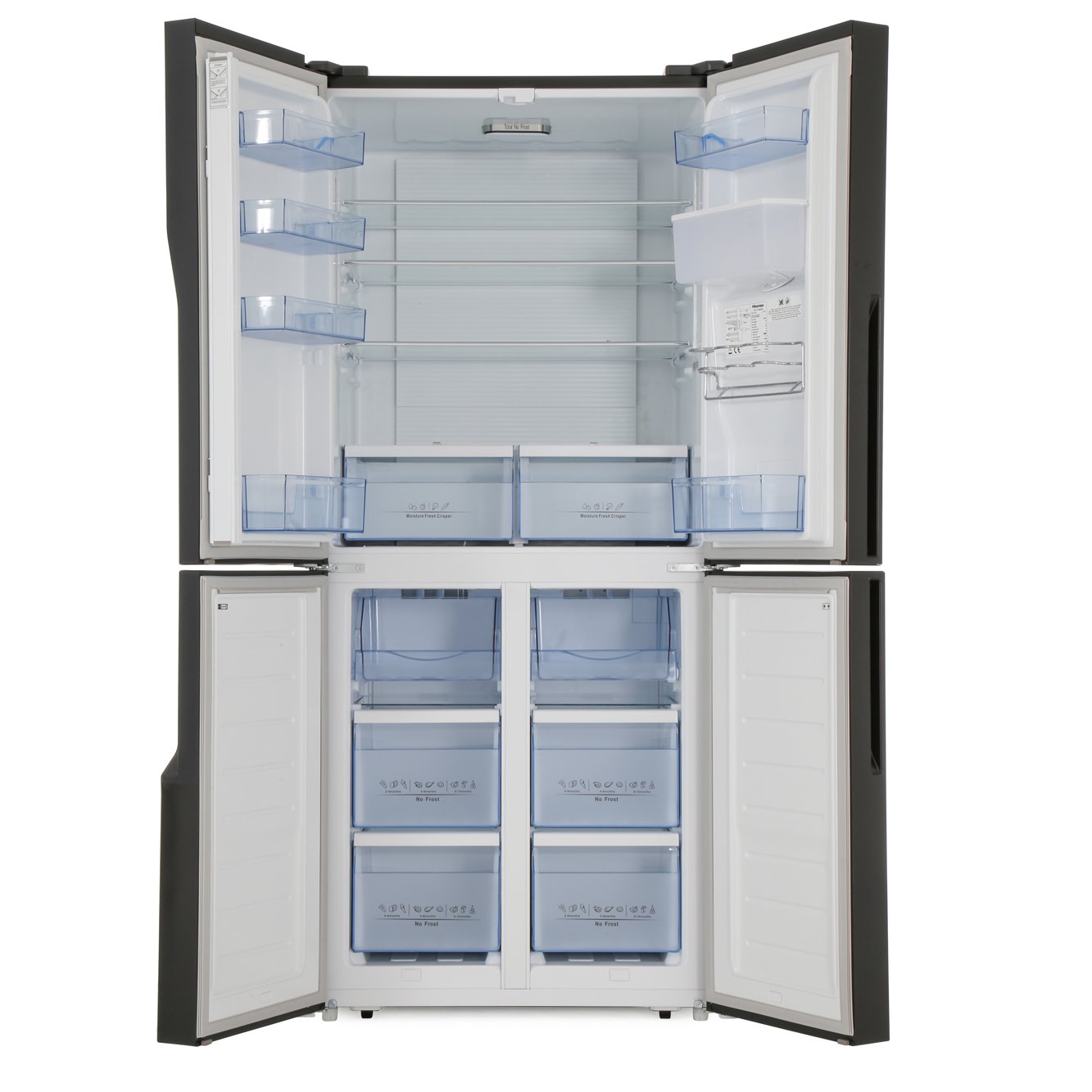 Buy Hisense RQ560N4WB1 American Fridge Freezer Black Marks Electrical