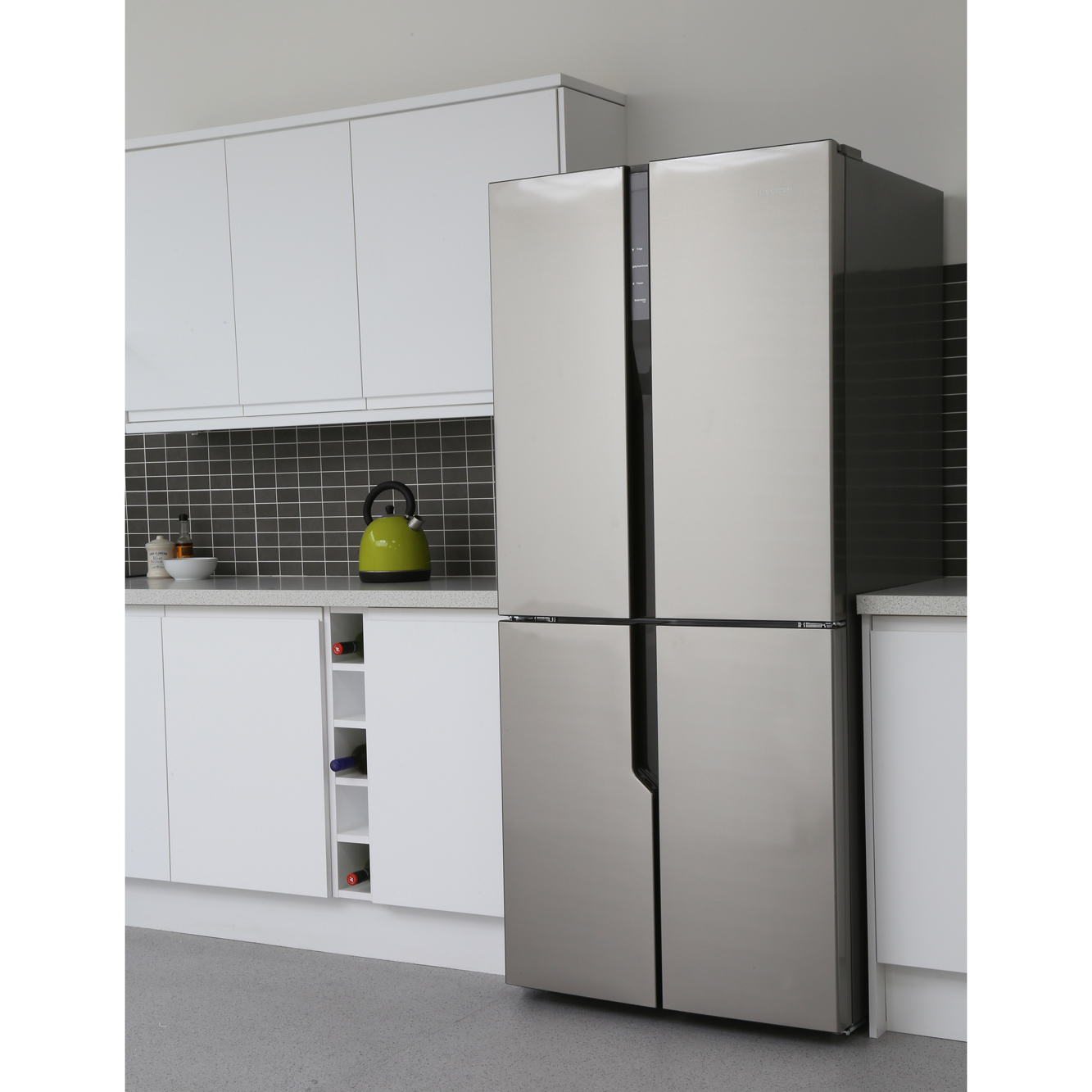 Buy Hisense RQ562N4AC1 American Fridge Freezer Stainless Steel Effect