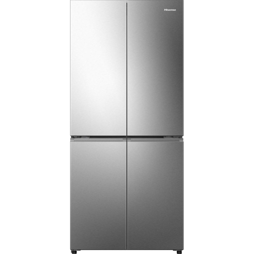 Hisense RQ5P470SAID American Fridge Freezer,  Non-Plumbed, Stainless Steel, D Rated