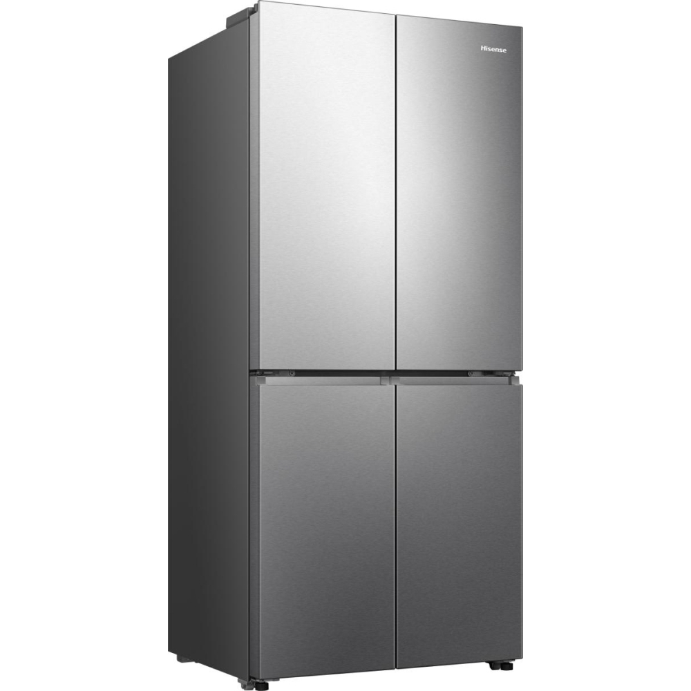 Hisense RQ5P470SAID American Fridge Freezer,  Non-Plumbed, Stainless Steel, D Rated