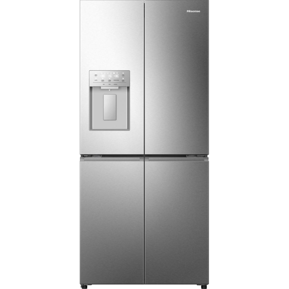 Hisense RQ5P470SYID American Fridge Freezer,  Non-Plumbed, Stainless Steel, D Rated