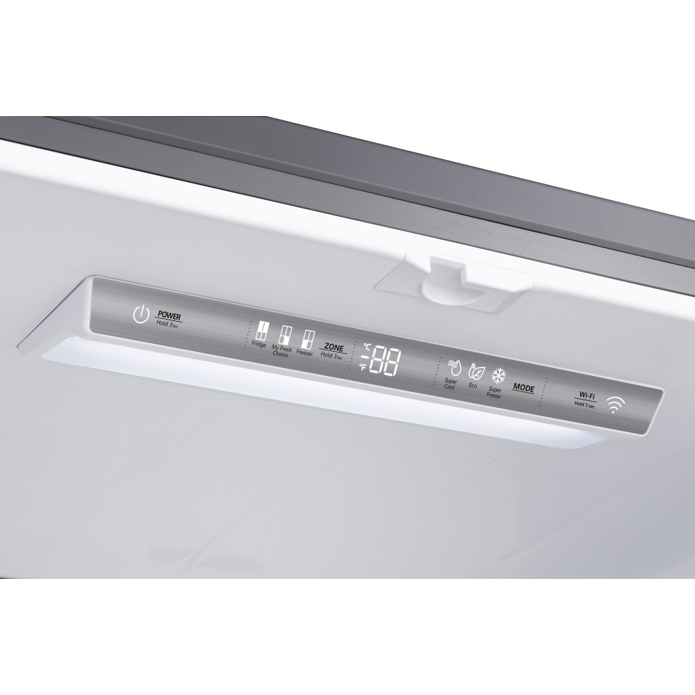 Hisense RQ758N4SWSE American Fridge Freezer, Stainless Steel, E Rated,  Non-Plumbed