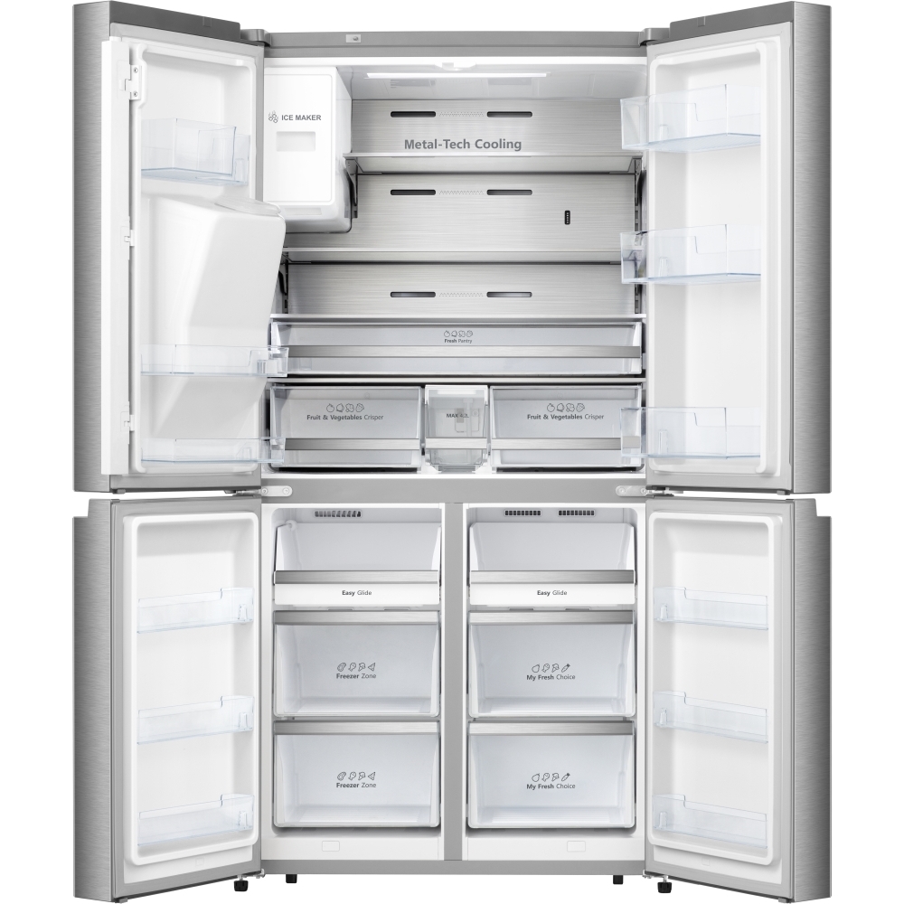 Buy Hisense RQ760N4AIF American Fridge Freezer Premium Stainless