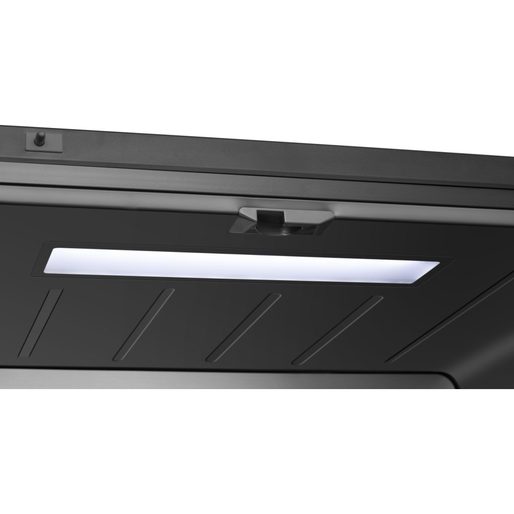 Hisense RQ760N4SBFE American Fridge Freezer, Black, E Rated,  Non-Plumbed