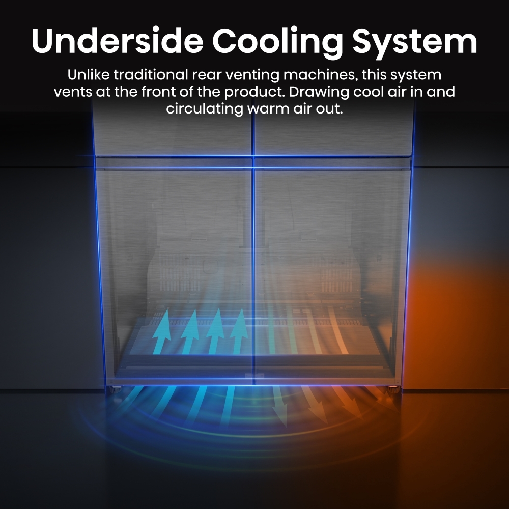 Hisense RQ768N4GVE American Fridge Freezer, Silver, E Rated,  Non-Plumbed