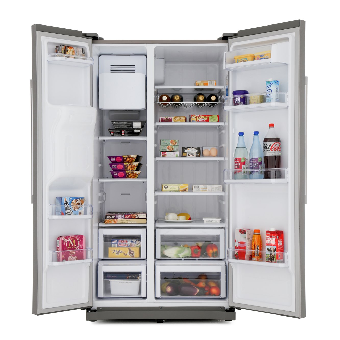 Buy Samsung RS50N3513SA/EU American Fridge Freezer Metal Graphite