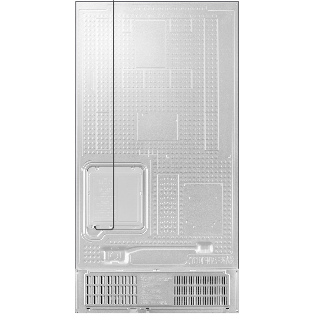 Samsung RS57DG400EM9EU American Fridge Freezer, Gentle Silver Matt, E Rated,  Non-Plumbed