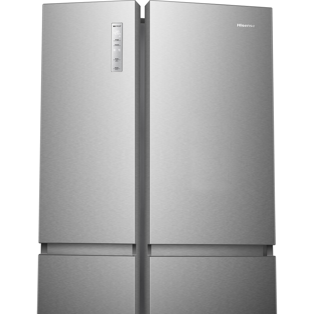 Hisense RS5P668SSCC American Fridge Freezer, Silver, C Rated,  Non-Plumbed