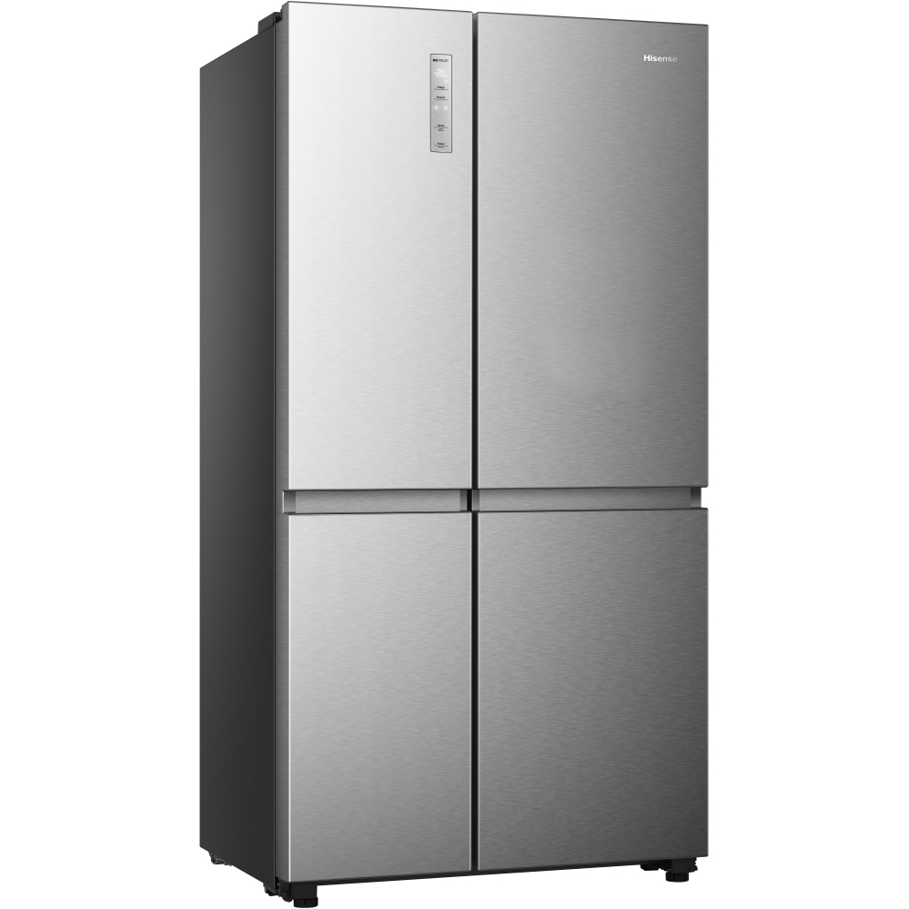 Hisense RS5P668SSCC American Fridge Freezer, Silver, C Rated,  Non-Plumbed
