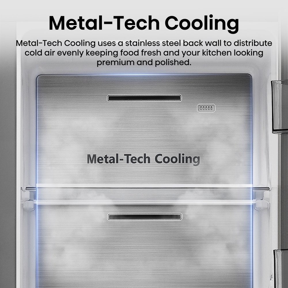 Hisense RS5P668SSCC American Fridge Freezer, Silver, C Rated,  Non-Plumbed