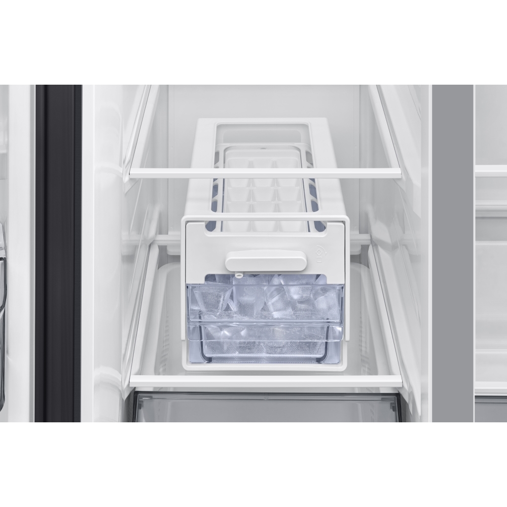 Samsung RS70F68QBFEU Series 7 SpaceMax� Smart American Fridge Freezer, Black Deep Ocean Inox Finish, B Rated,  Non-Plumbed
