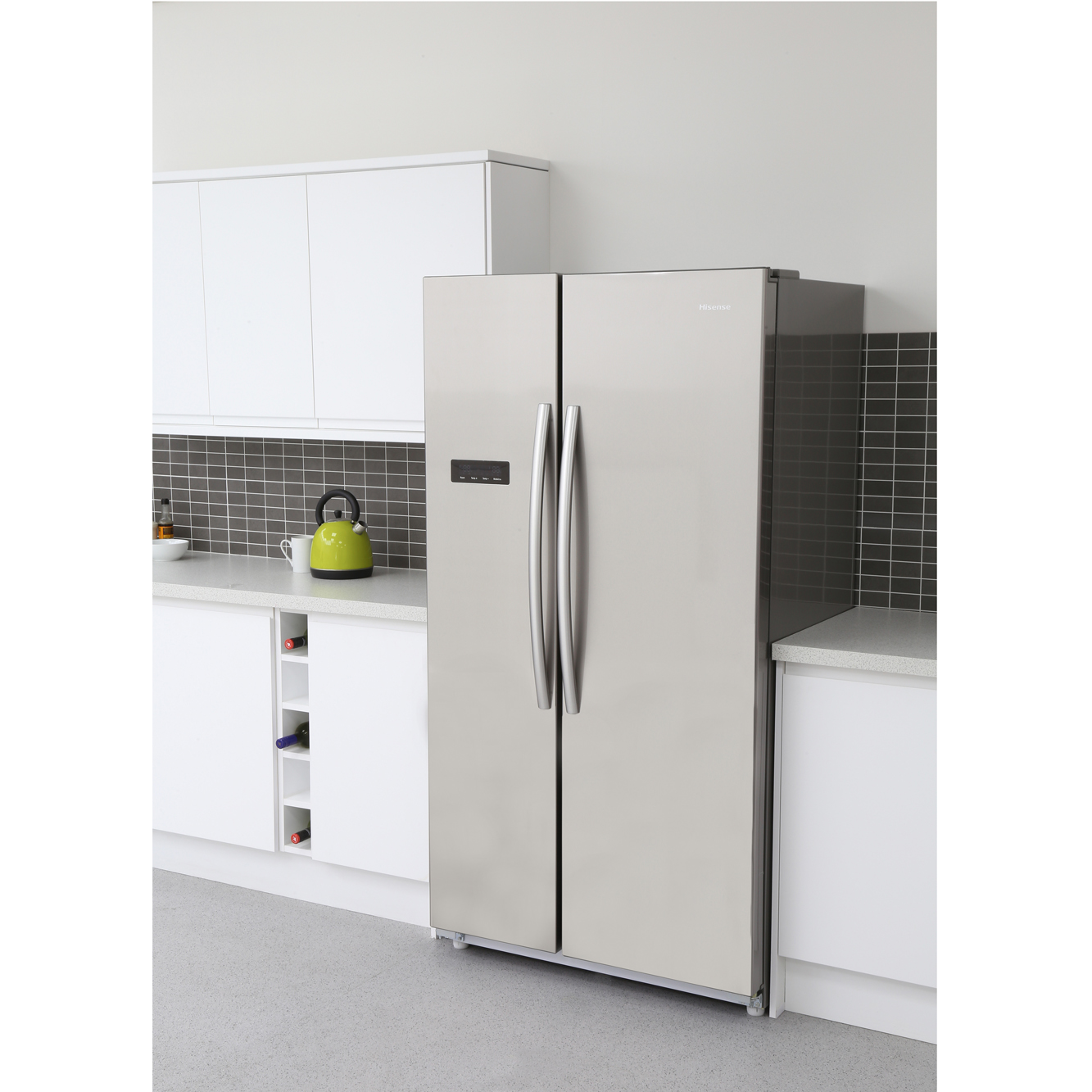 Buy Hisense RS731N4AC1 American Fridge Freezer Stainless Steel Look