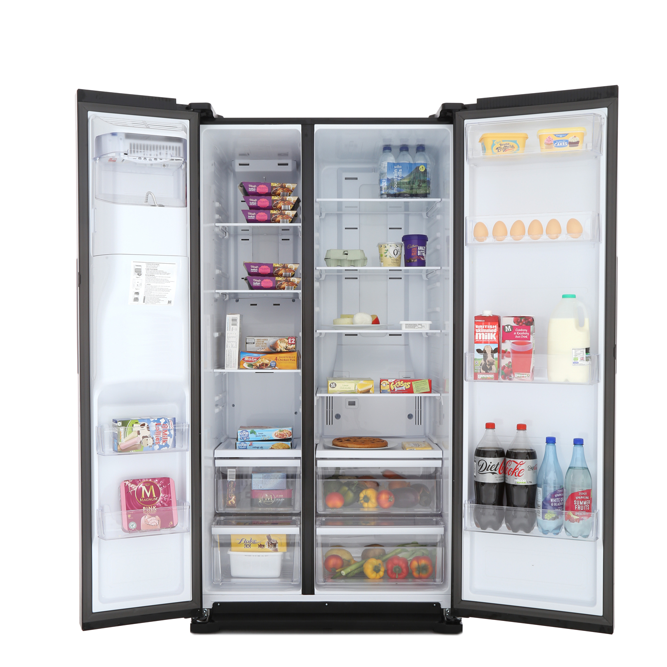 Buy Samsung RS7667FHCBC American Fridge Freezer Black Marks Electrical