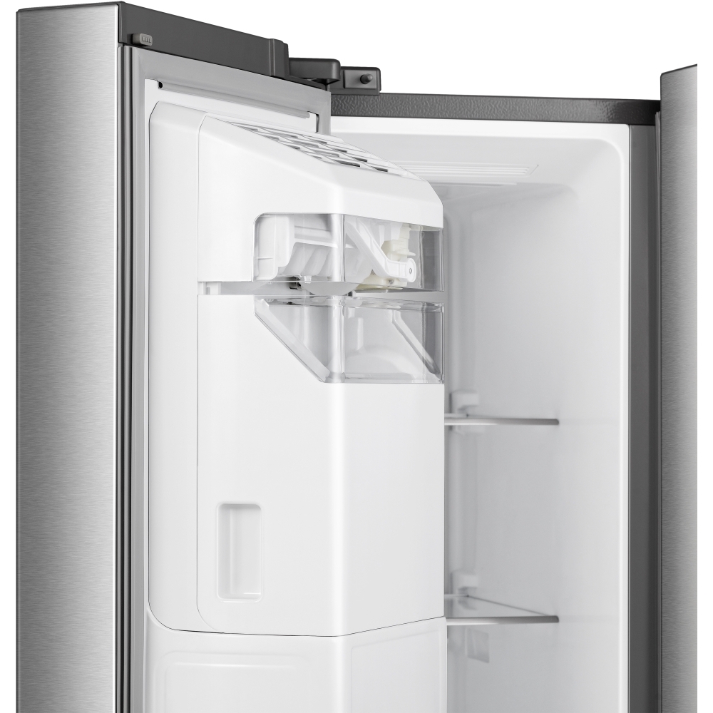 Hisense RS818N4IIE American Fridge Freezer,  Plumbed, Stainless Steel, E Rated