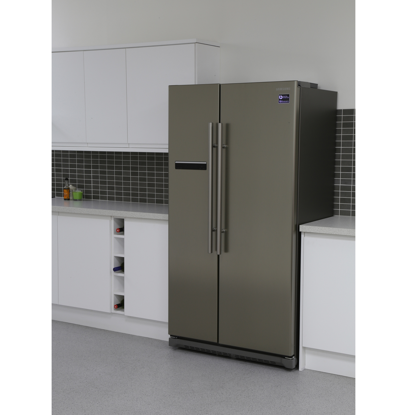 Buy Samsung RSA1SHPN1 American Fridge Freezer Platinum Inox Marks Electrical