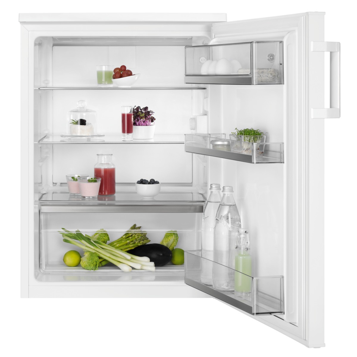AEG RTB515E1AW Under Counter Larder Fridge, White, E Rated Marks