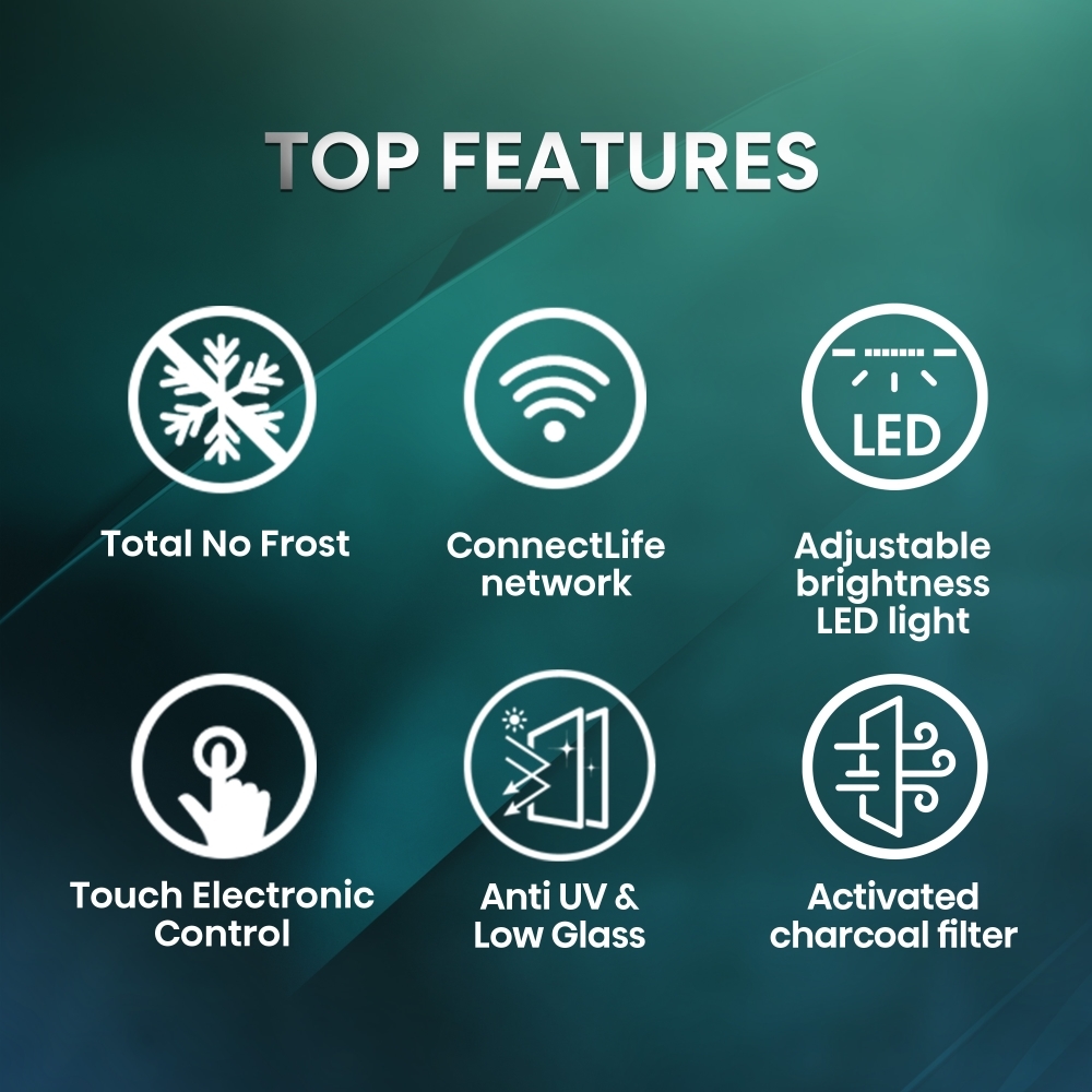 Hisense RW3N122GSLF Wine Cooler, Black, F Rated