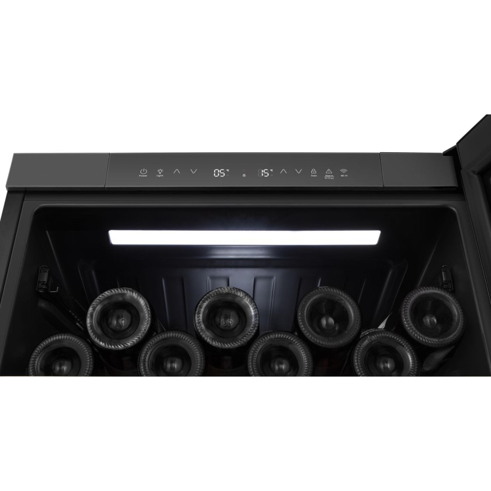 Hisense RW3N122GSLF Wine Cooler, Black, F Rated