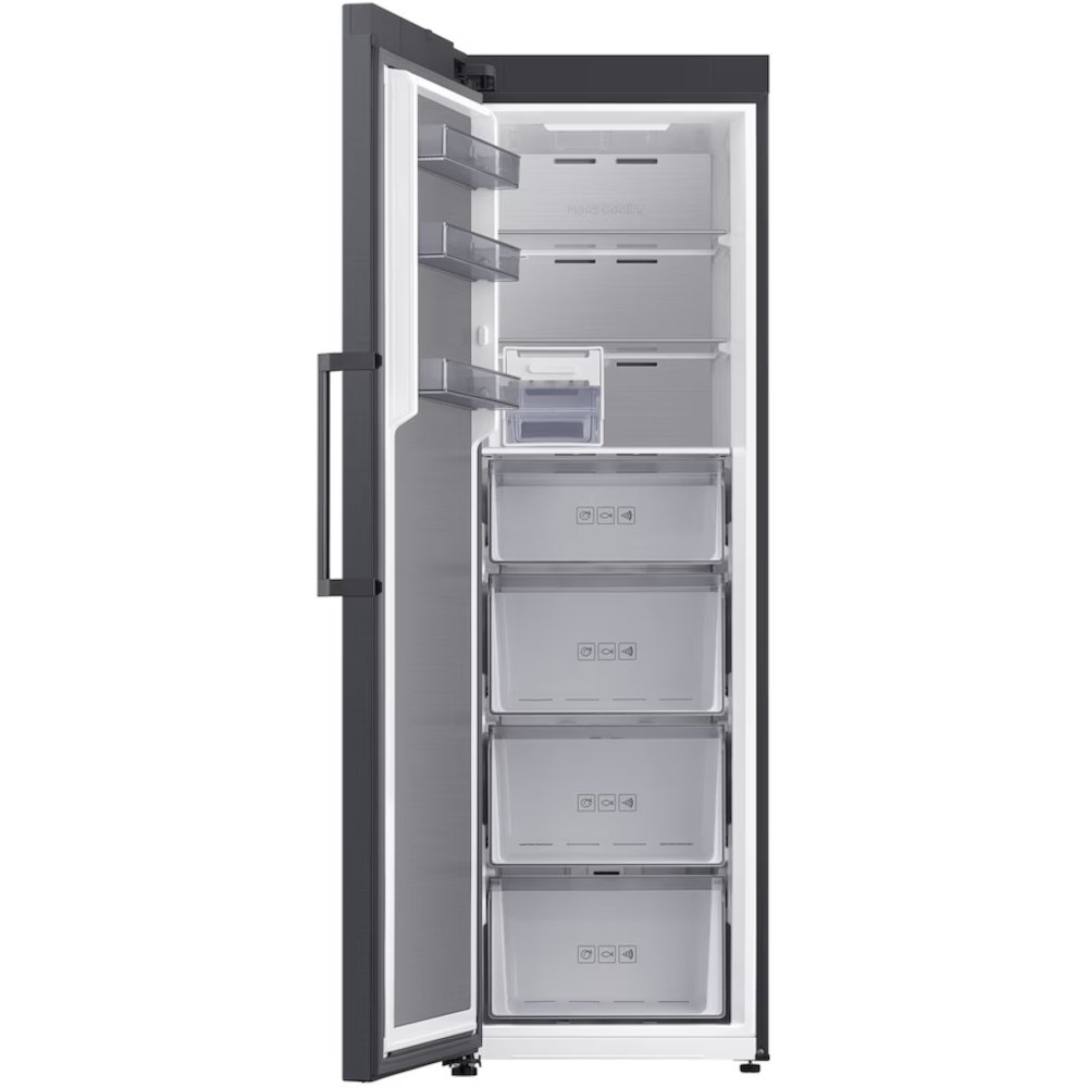Samsung RZ70H32HEFEU Total No Frost Tall Freezer, Black, E Rated